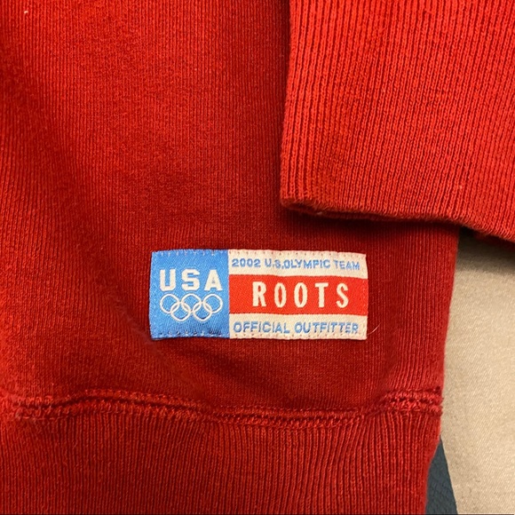 US 2002 Olympics Roots quarter zip up sweatshirt - Picture 3 of 6